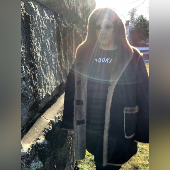 Vintage Faux Fur Coat reversible - Picture 4 of 16